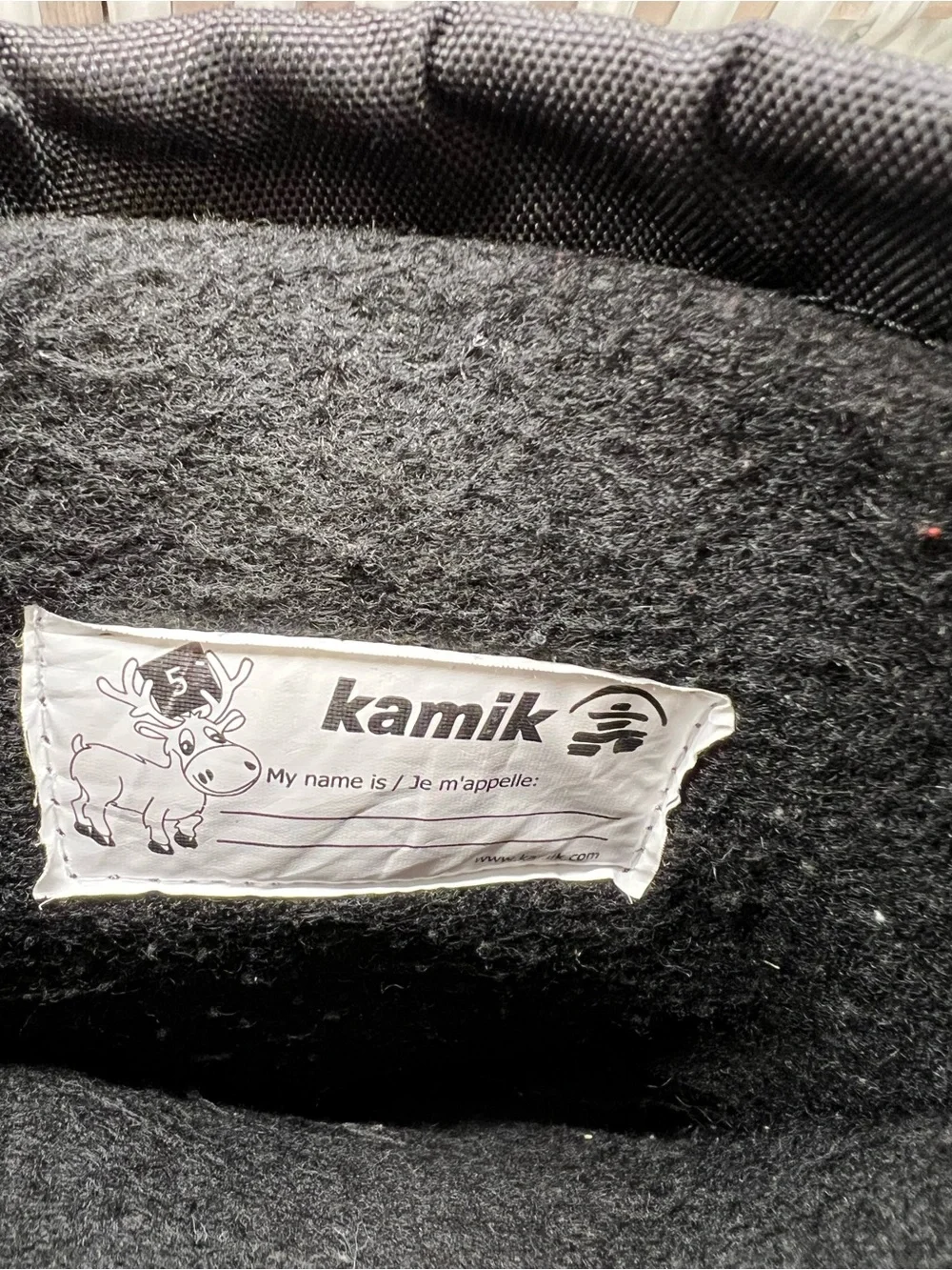 Kamik Black Waterproof Winter Boots size 5